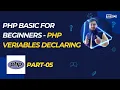 PHP Variables Explained How to Declare Variables in PHP Bangla Tutorial Part 05