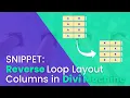 How to Reverse Loop Layout Columns in Divi Machine