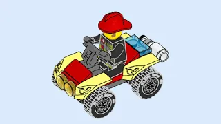 LEGO 952009 Instructions | City | Fireman with quad bike | Fire | Magazine Gift