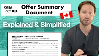 Offer Summary Document ONTARIO OREA Form 801