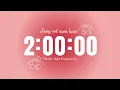 2 Hour Deep Focus Timer Bold Productivity Cherry Crimson Tone