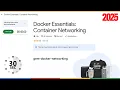 Docker Essentials Container Networking
