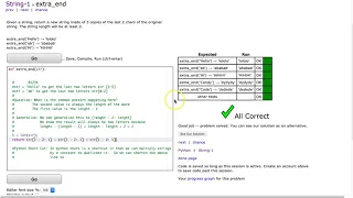 Codingbat - extra