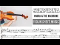 Download Lagu Sempurna - Andra \u0026 The BackBone [Violin Sheet Music]