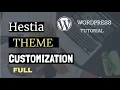 Hestia theme customization full word press tutorial IDEA FOR CREATE YOUR WEBSITE