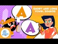 Short and Long Vowel Sounds GRAMMAR and SPELLING for Kids Superlexia Episode 1