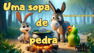 Uma sopa de pedra! - Fábula - Historinha para divertir e aprender!