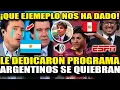 TELEVISIÓN ARGENTINA SE CONMUEVE POR JOVEN LOCUTOR PERUANO Y LE DEDICAN PROGRAMA COMPLETO \