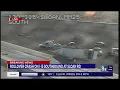 Semi-truck rollover crash on I-15 southbound at Sloan closes all lanes