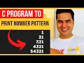 C Program to Print Binary Pattern 17 - C Programming Tutorials