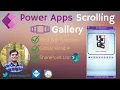 Power Apps Scrolling Gallery