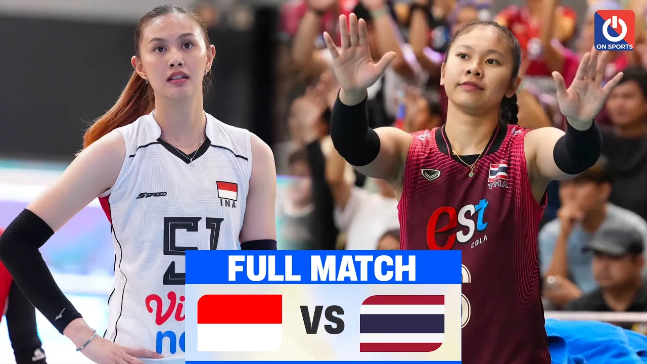 🔴FULL | INDONESIA vs. THAILAND | Syelomitha Wongkar vs. Warisara - Southeast Asia Volleyball