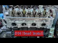 Installing the D16 Head
