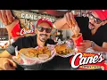 FIRST TIME TRYING THIS VIRAL COMBO - Raising Canes Crispy Chicken Texas Bread in Dubai