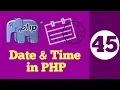 45-Date and Time in PHP How to get date in PHP Hindi