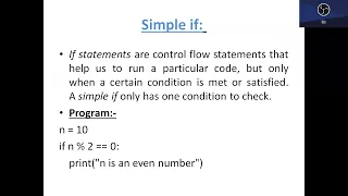 PPS unit 2 Part 1 Decision Control Statement FE-19 SPPU Pune university python