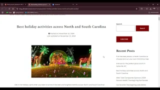 How to share an Allen Tate blog on Facebook
