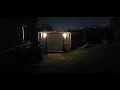 3 Temu outdoor motion detection lights