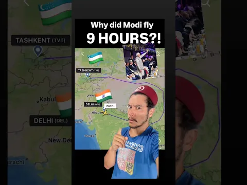Why did Modi fly 9 HOURS to Uzbekistan?!