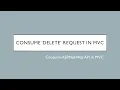29 - Consume DELETE Request In C ASP Net Web API