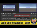 Scale UI to Screen Resolution in Unity