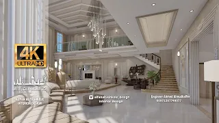 فيلا مودرن فيلا حديثة مع الديكورات الداخلية مع الحديقة وحوض سباحة المهندس احمد المظفر UAE 