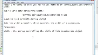 Java Programming Tutorial - SpringLayout Constraints-8