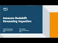 Real-time Analytics with Amazon Redshift Streaming Ingestion - Demo Amazon Web Services