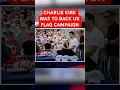Charlie Kirk had er vóór zijn moord mee ingestemd de Britse vlagcampagne Raising the Colours te s...