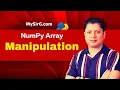 Array Manipulations Begin your AI Journey with NumPy