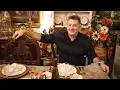 Oriental Style Dining Room Table Setting For Fall Featuring Vintage Noritake China