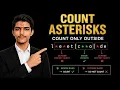 Some Asterisks Count Others Must Be Ignored LeetCode 2315