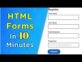 HTML Form Tutorial for Beginners Input Radio Checkbox Dropdown Submit Full Guide