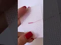 How to cross stitch on plastic