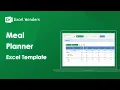 Master Healthy Dieting with Excel - Meal Planner Excel Template