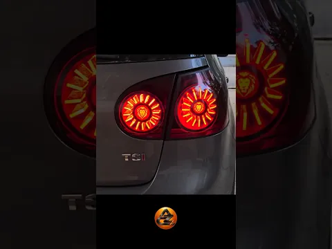 Golf 5 Custom Led Tail Light Design #automobile #led #diy #golf #project #ledlights #golf5