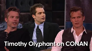 Timothy Olyphant on CONAN - A Compilation