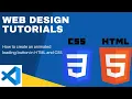 How to create an animated loading button using HTML and CSS