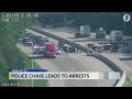 Multiple people detained after police chase on Interstate 65 in Bartholomew County