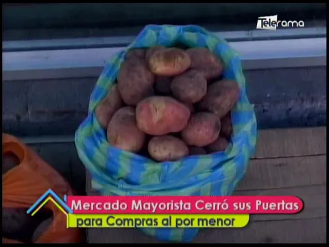 Mercado Mayoristas cerró puertas para compras al por menor