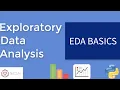 EDA basics Load DataFrame Counting missing values