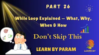 Python While Loop in Hindi Complete Explanation with Examples