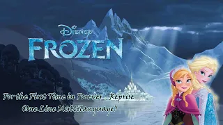 Frozen For The First Time In Forever Reprise One Line Multilanguage  Frozen For The First Time In Forever Reprise One Line Multilanguage