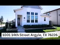 Touring a Stunning Low-Maintenance Home in Argyle TX 76226 10001 14th Street Walkthrough