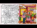 Color With Me Girl Moments Cozy Bookshop Chatty