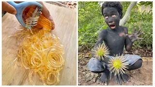 Survival Skills: Smart Boy Shows How to Make Soap and Water in forest #Camping #survival #skills