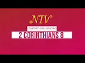Reading the Book of 2 Corinthians Chapter 8 NIV