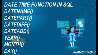 Day-12 DATETIME FUNCTION IN SQL DATE AND TIME SQL Tutorial in Hindi