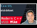 C STL std bitset Improved bit Manipulation Modern Cpp Series Ep 209