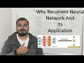 Tutorial 29 - Why Use Recurrent Neural Network and Its Application